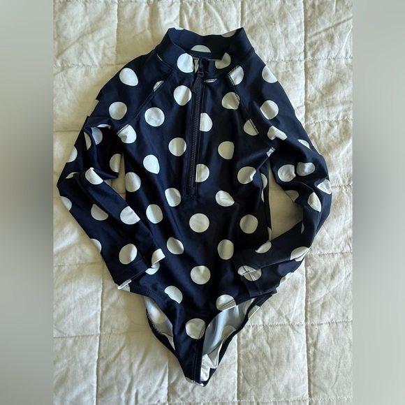 Polka Dot Kids Swim One Piece - Picture 1 of 2